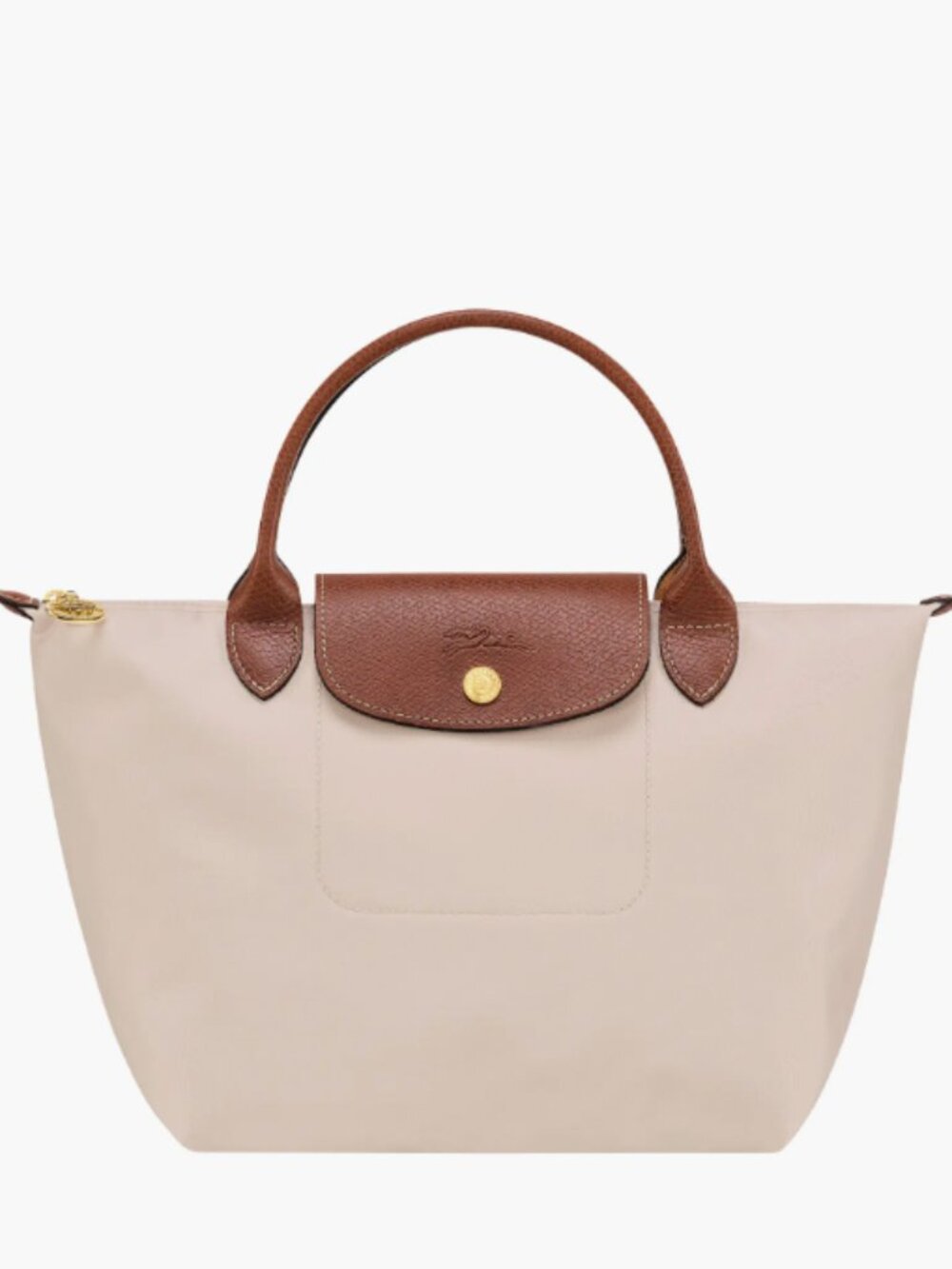 LONGCHAMP Small Le Pliage Original Top Handle Bag in Paper
